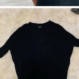 Express oversized black sweater